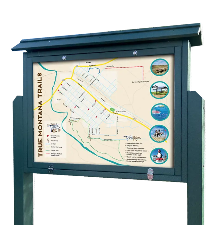 Cut Bank Trails Map Kiosk