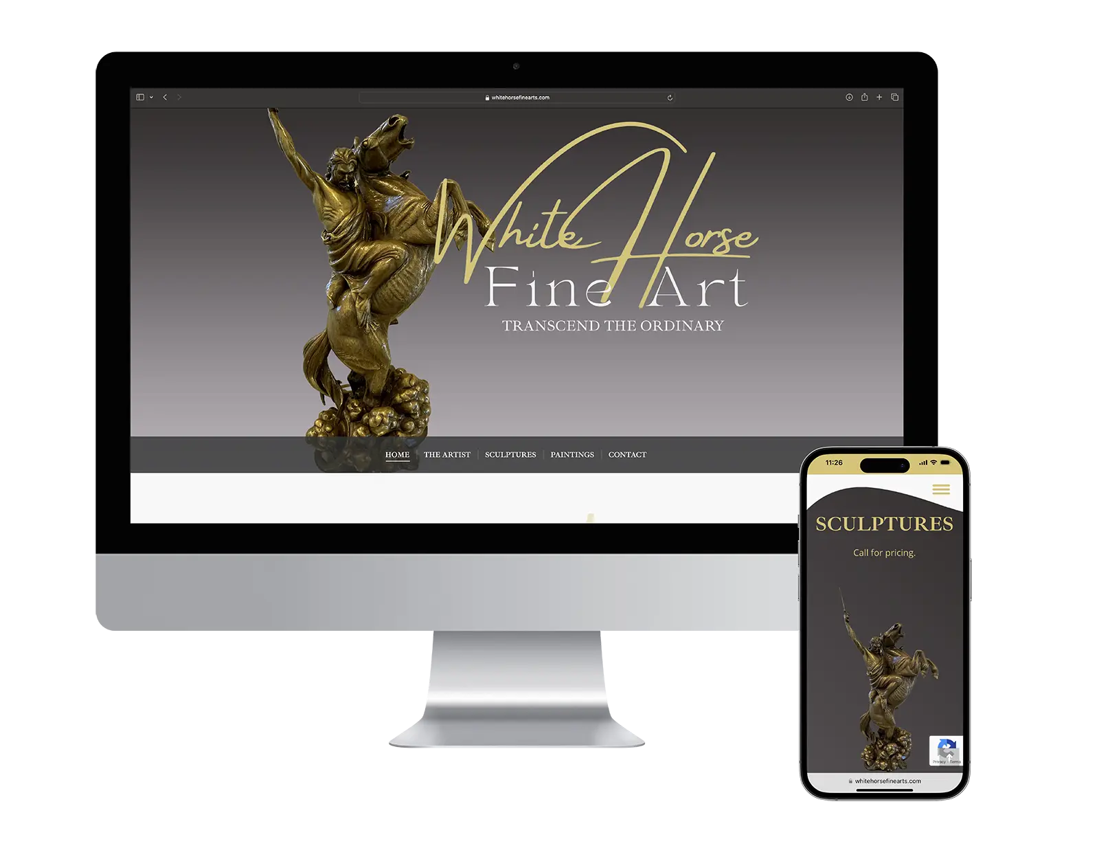 White Horse Fine Art Website